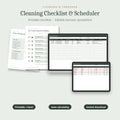 Cleaning checklist and turnover scheduler