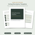 Listing Description Templates cover