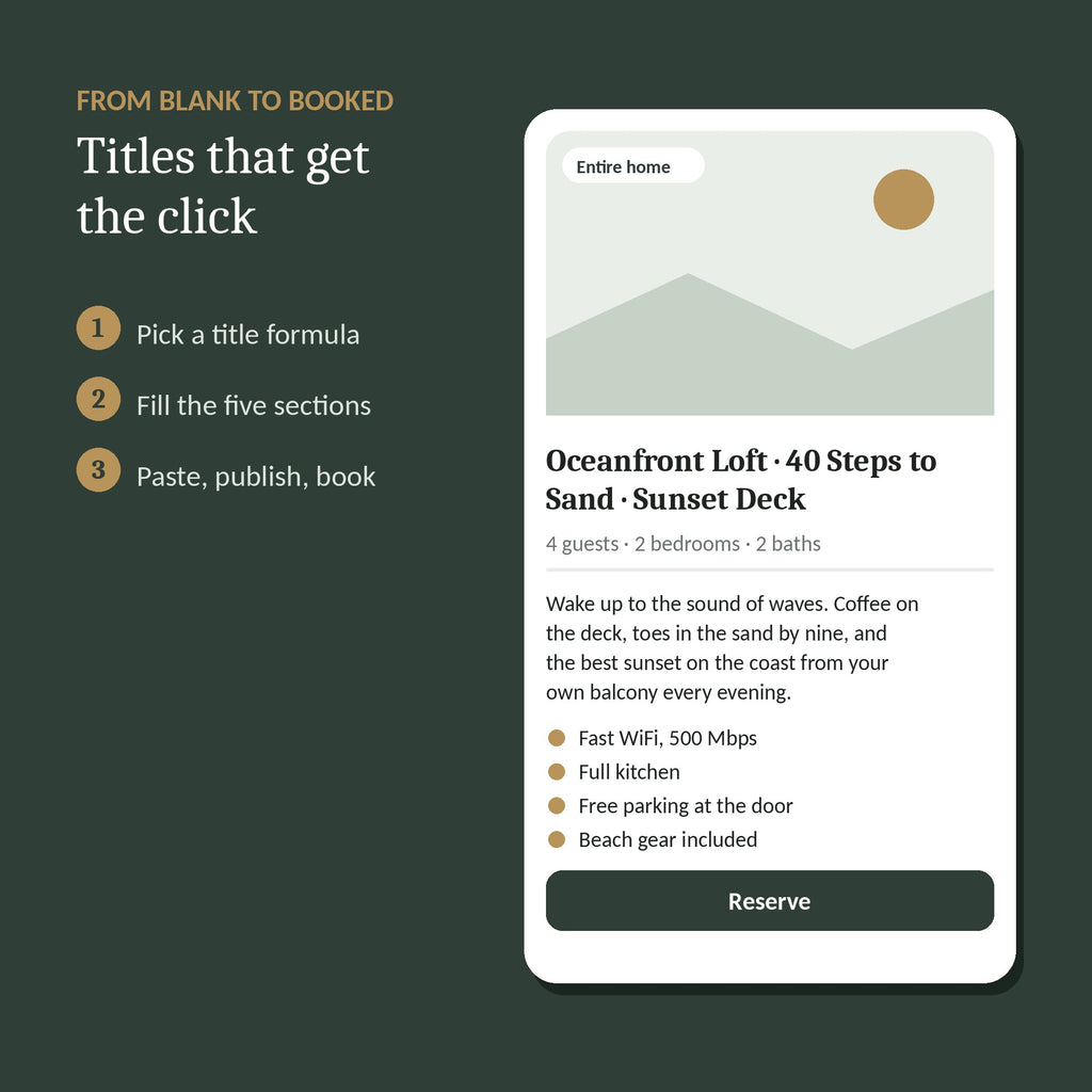 Example listing built with the templates