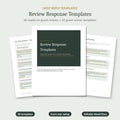 Review Response Templates cover