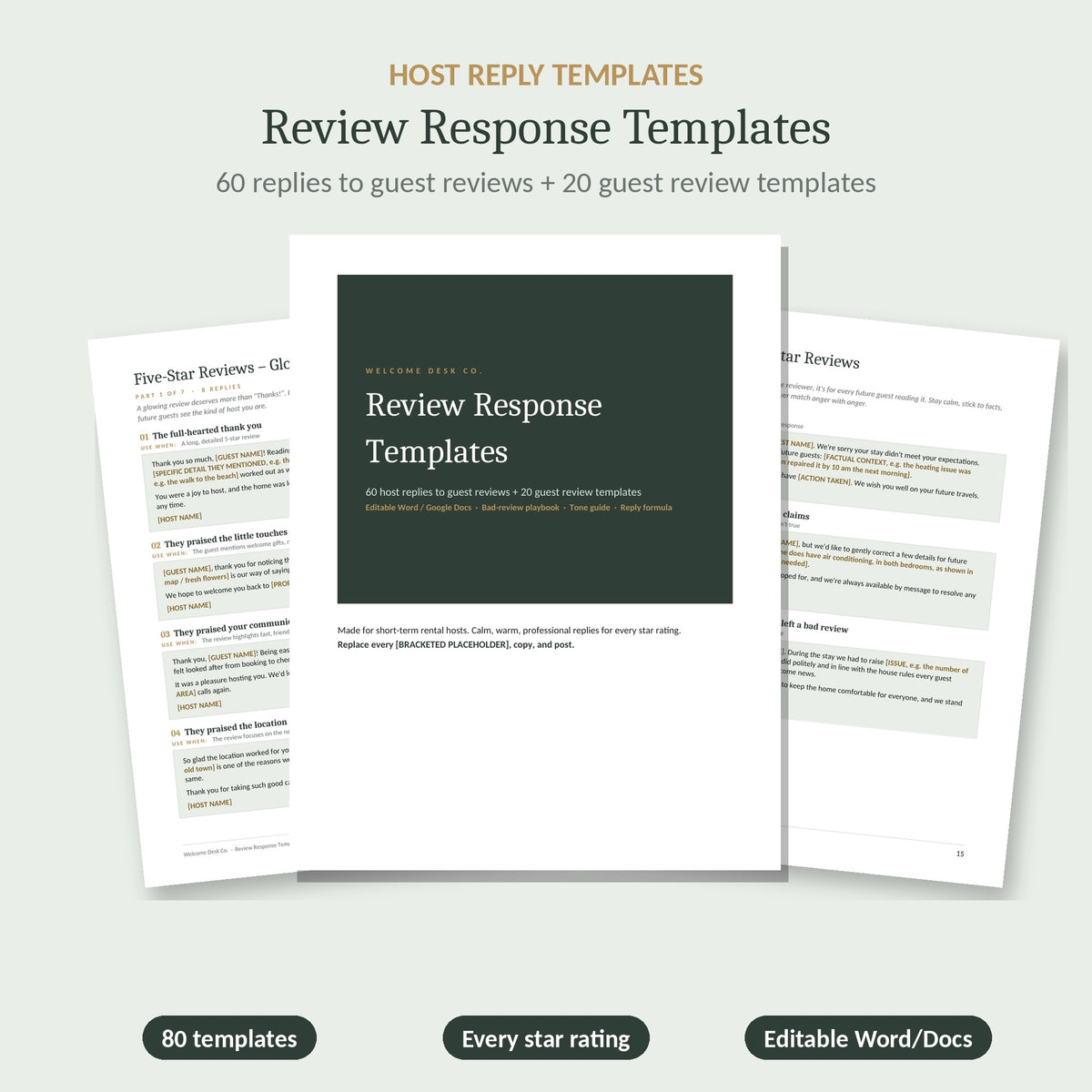 Review Response Templates cover