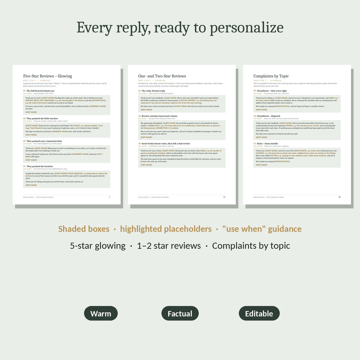 Sample pages