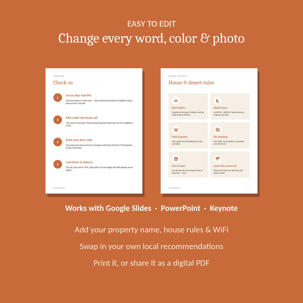 Fully editable in Google Slides, PowerPoint and Keynote