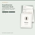 Scandinavian Airbnb Welcome Book Template – Minimalist, No Canva